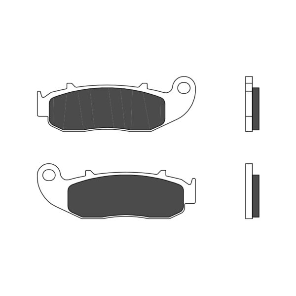 BREMBO Street Carbon Ceramic Brake pads - 07GR79.CC