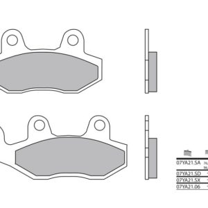 BREMBO Street Sintered Metal Brake pads - 07YA21LA