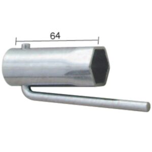 Llave de bujía para ciclomotores plegable hexágono 21mm BUZZETTI
