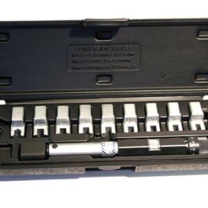 Llave dinamométrica para radios, 8 puntas de 5´1 a 6´9mm, 1 punta con 6 caras BUZZETTI