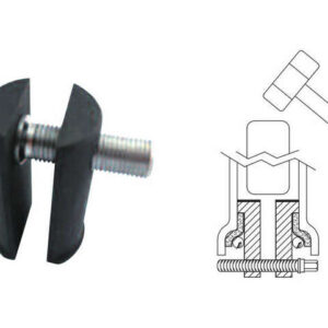 Extractor de anillos de rodamientos del tubo de dirección, diámetros de 30 a 68mm BUZZETTI