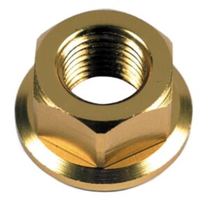 Tuerca eje delantero M12 azul V PARTS