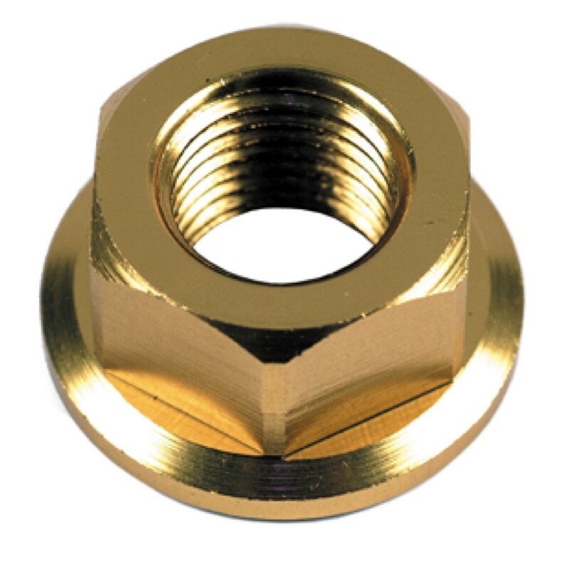 Tuerca eje delantero M12 lila V PARTS