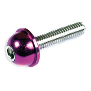 Kit 12 tornillos allen cabeza abombada M5x20 azul V PARTS