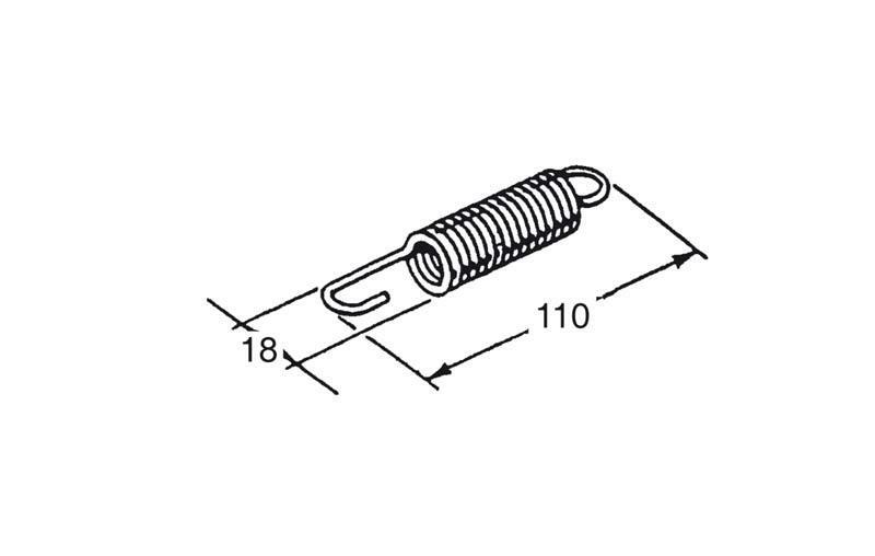 Muelle para caballete lateral BUZZETTI