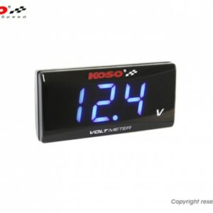 Voltímetro KOSO Super Slim azul BA024B00 - BA024B00