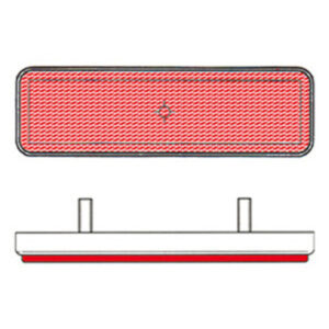 Catadióptrico rectangular trasero V PARTS