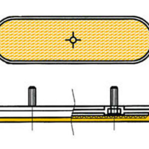 Catadióptrico ovalado lateral V PARTS
