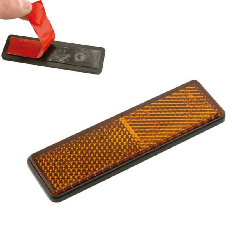 Catadióptrico rectangular con adhesivo Ambar V PARTS
