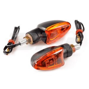 Juego de intermitentes universales V PARTS brazo corto flexible 12V 21W