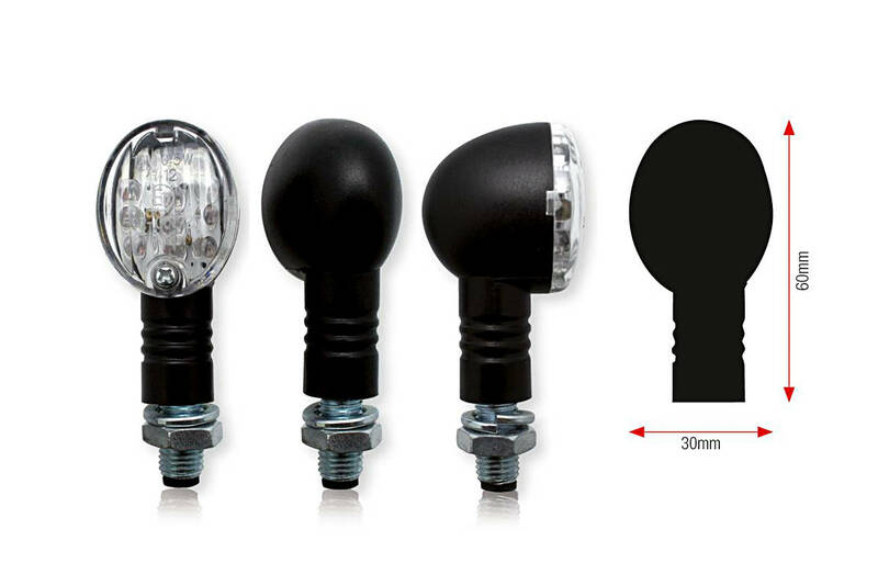 Juego de intermitentes HIGHSIDER smart LED Bullet