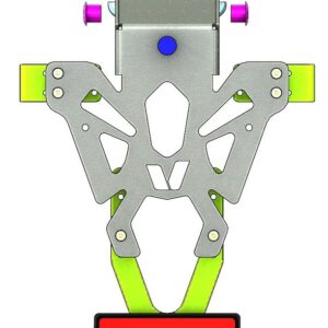 Portamatrículas Suzuki GSX-S750/S1000 negro V PARTS