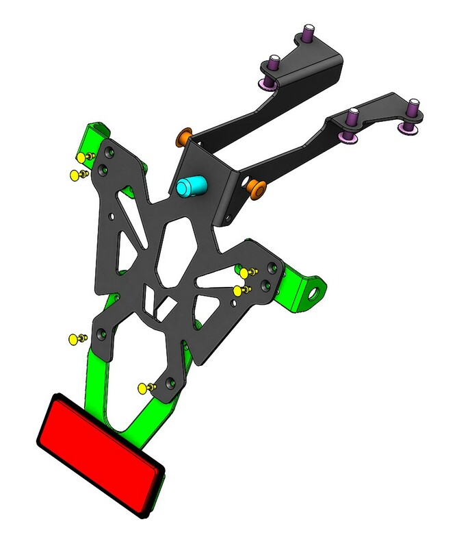 Portamatriculas V Parts MT-09