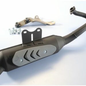 Escape Polini acero negro original homologado Vespa 200.0309