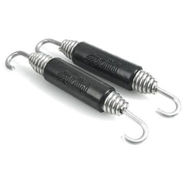 MUELLE ESCAPE POLINI ROTATIVO CON GOMA INOX L= 53mm 228.0004
