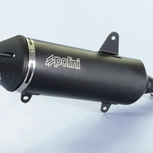 POLINI Muffler - Black Aluminium Peugeot
