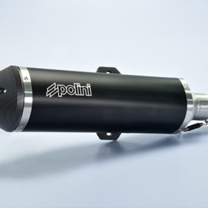 POLINI Muffler - Black Aluminium Piaggio
