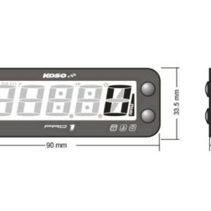 Cuenta Rpm KOSO Pro-1 LCD multifunción - BA054000