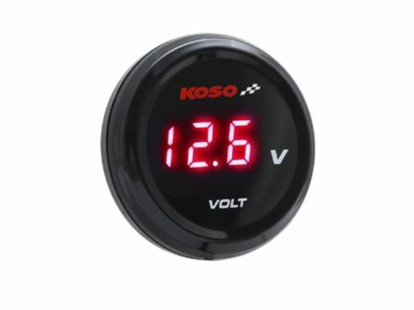 KOSO i-GEAR Volt Meter Blue Display