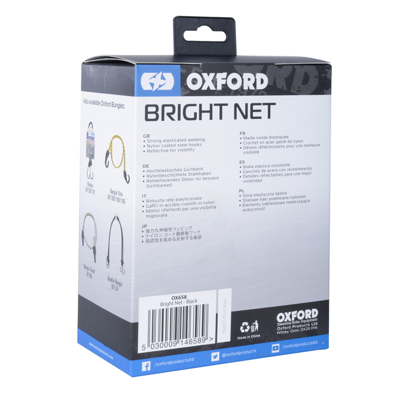 Red carga de equipaje OXFORD Negro Reflectante