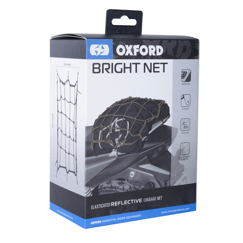 Red carga de equipaje OXFORD Negro Reflectante