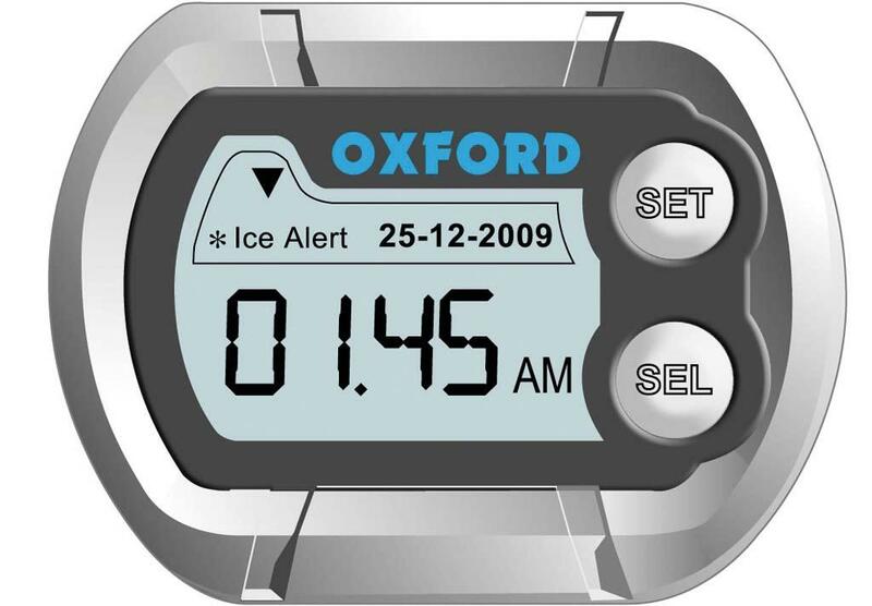 Micro reloj con indicador de temperatura y riesgo de hielo. Oxford OX562