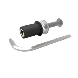 Juego de tornillos para cúpula OXFORD plata - 8 uds