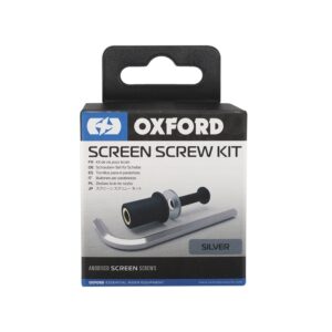 Juego de tornillos para cúpula OXFORD plata - 8 uds