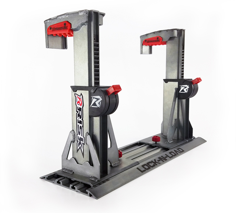 Caballete de transporte mini RISK RACING stand Lock & Load