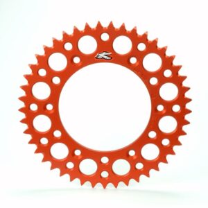 Corona RENTHAL aluminio ultraligera autolimpiable 224U - Paso 520