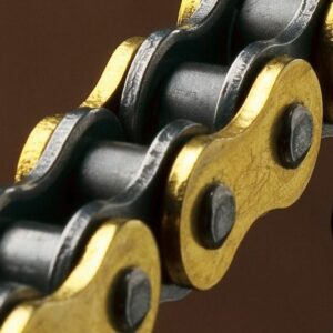 Cadena Renthal 520R1 con 116 eslabones negro/oro