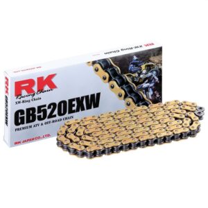 Cadena RK GB520EXW con 114 eslabones oro