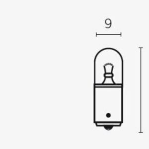 Lámpara V PARTS posición 6V 4W - 10 uds