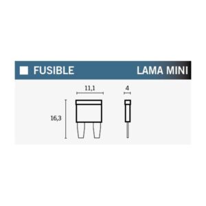 Mini fusibles V PARTS 30A - 100 uds
