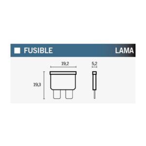 Mini fusibles V PARTS 25A - 50 uds