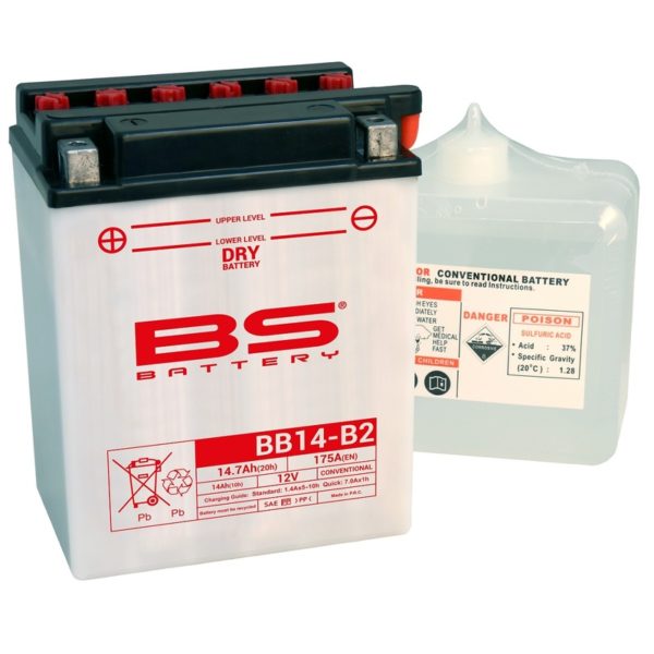 Batería BS BATTERY YB14-B2 (Fresh Pack)