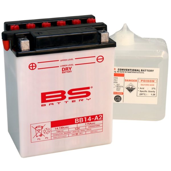 Batería BS BATTERY YB14A-A2 (Fresh Pack)