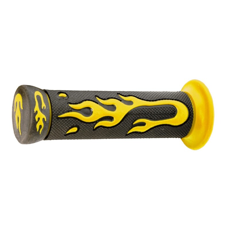 Par puños goma negro / amarillo LLama V PARTS
