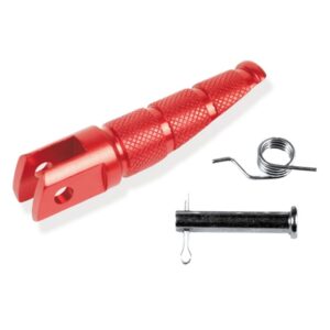 Juego reposapies V PARTS scooter fresado plata