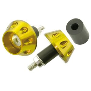 Contrapesos de manillar V PARTS Aluminio universal Oro
