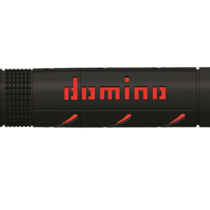 Puños racing DOMINO super soft 126mm negro/rojo A25041C4240