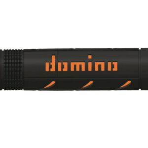 Puños racing DOMINO super soft 126mm negro/naranja A25041C4540