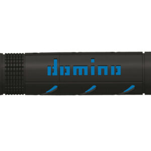 Puños racing DOMINO super soft 126mm negro/azul A25041C4840
