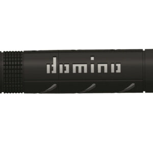 Puños racing DOMINO super soft 126mm negro/gris A25041C5240