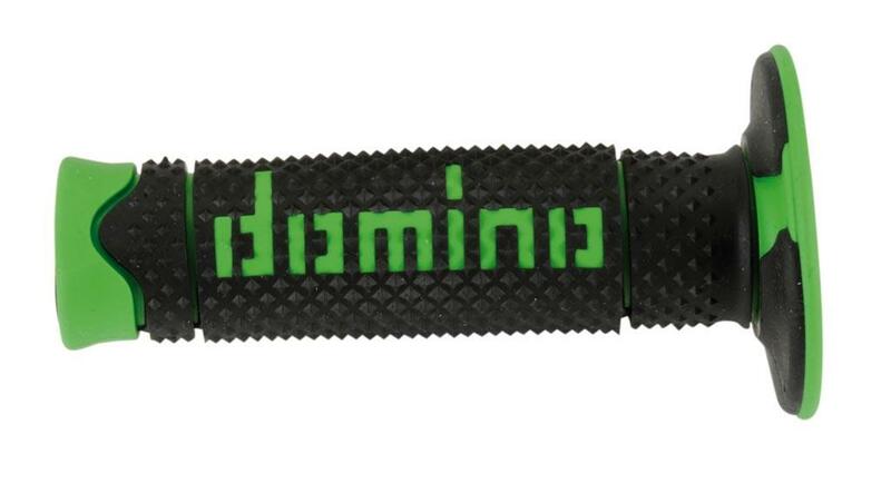 Puños off road DOMINO DSH negro/verde A26041C4440
