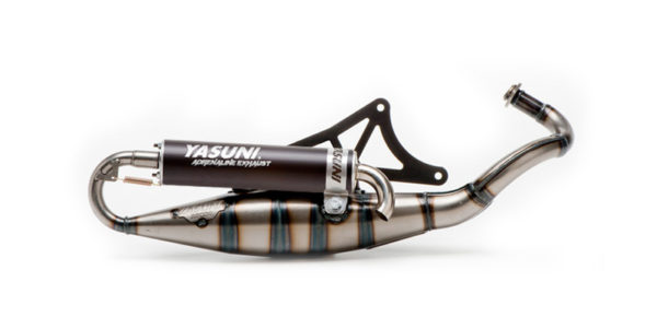 Escape homologado 2T Yasuni R Silenc. Black Gilera Runner, Stalker / Piaggio NRG, NTT, Tyhoon, ZIP