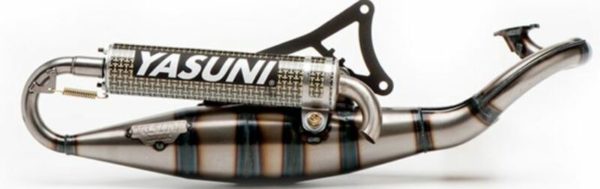 Escape homologado 2T Yasuni R Silenc. Carbono Kevlar Aprilia SR , Rally / Benelli K2