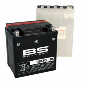 Batería BS BATTERY BIX30L-BS sin mantenimiento con pack de electrolito