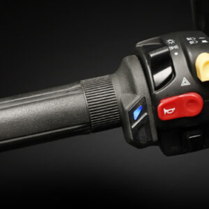 Puños calefactables Koso HG-13 130 mm, con interruptor de pulgar integrado - AX0411I0