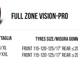 Calentadores CAPIT Vision Full Zone negro (Del. 115-120-125/17 / Tras. ?200/55/17)